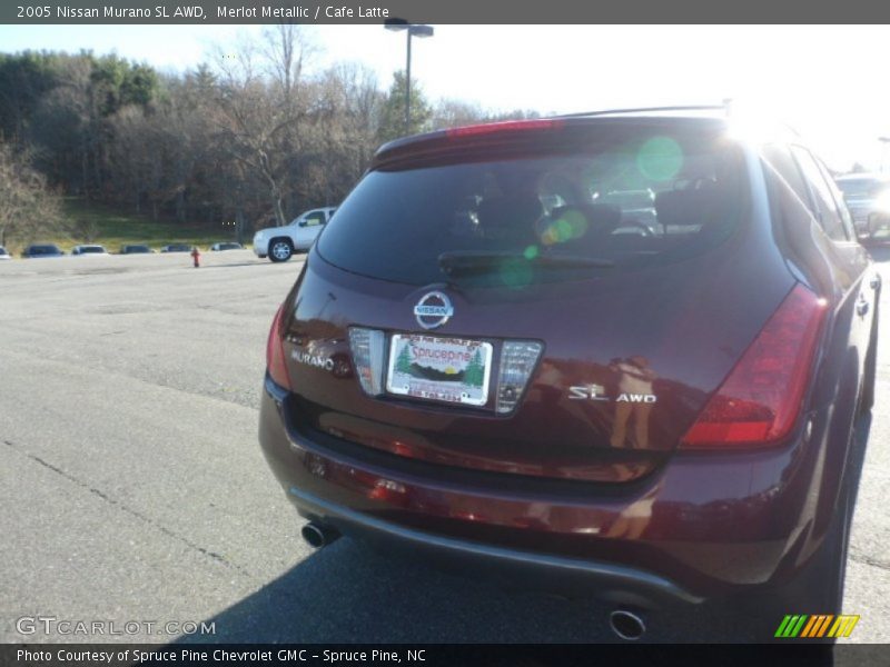 Merlot Metallic / Cafe Latte 2005 Nissan Murano SL AWD