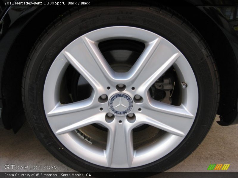 Black / Black 2011 Mercedes-Benz C 300 Sport