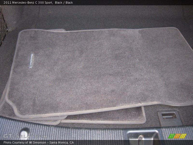 Black / Black 2011 Mercedes-Benz C 300 Sport