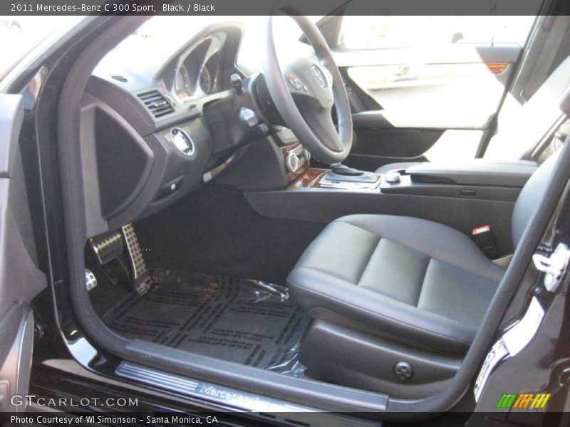Black / Black 2011 Mercedes-Benz C 300 Sport