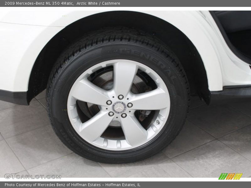 Arctic White / Cashmere 2009 Mercedes-Benz ML 350 4Matic