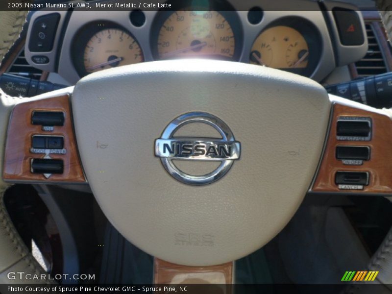 Merlot Metallic / Cafe Latte 2005 Nissan Murano SL AWD