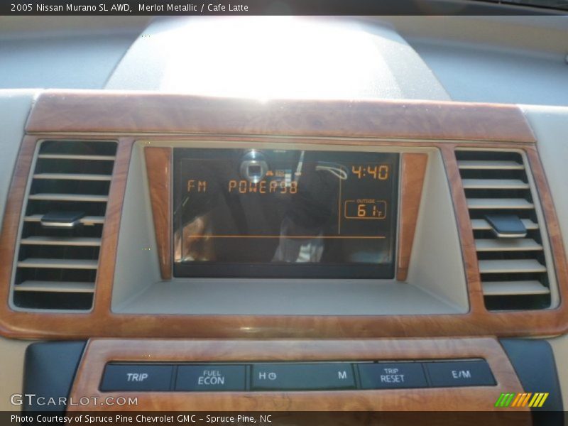 Merlot Metallic / Cafe Latte 2005 Nissan Murano SL AWD
