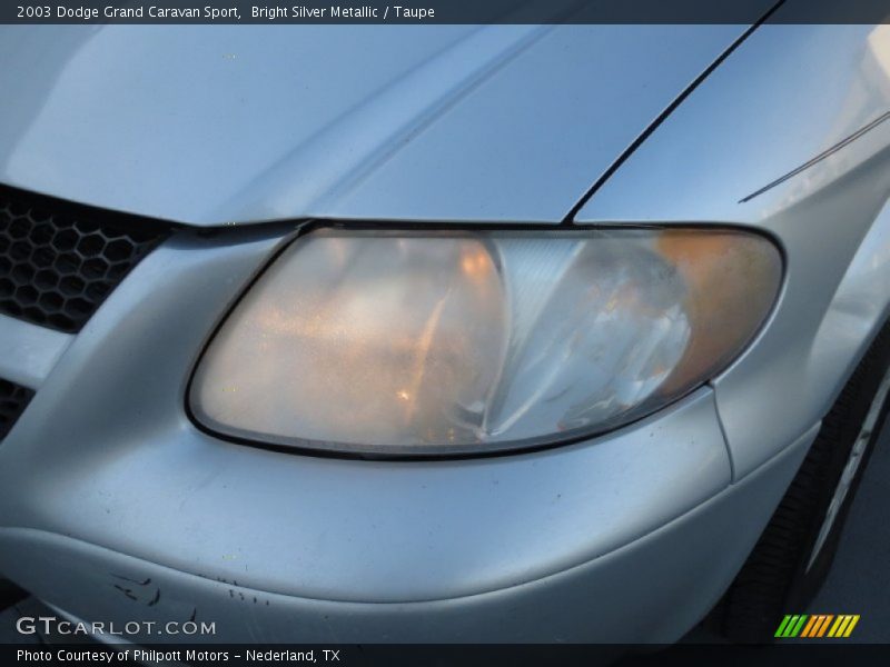 Bright Silver Metallic / Taupe 2003 Dodge Grand Caravan Sport