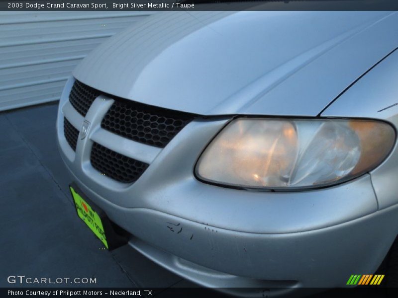Bright Silver Metallic / Taupe 2003 Dodge Grand Caravan Sport