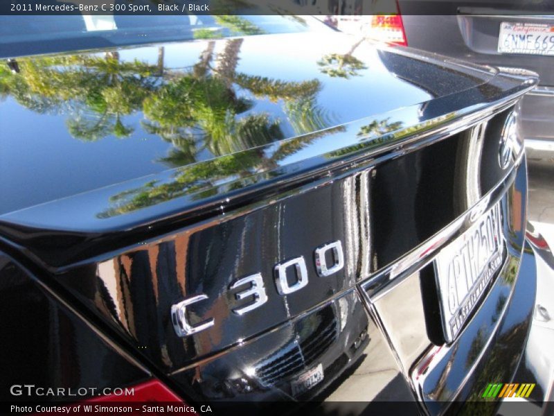 Black / Black 2011 Mercedes-Benz C 300 Sport
