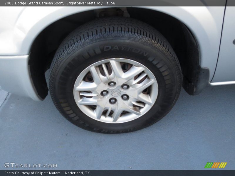 Bright Silver Metallic / Taupe 2003 Dodge Grand Caravan Sport