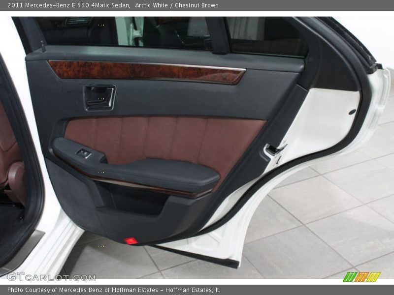 Arctic White / Chestnut Brown 2011 Mercedes-Benz E 550 4Matic Sedan