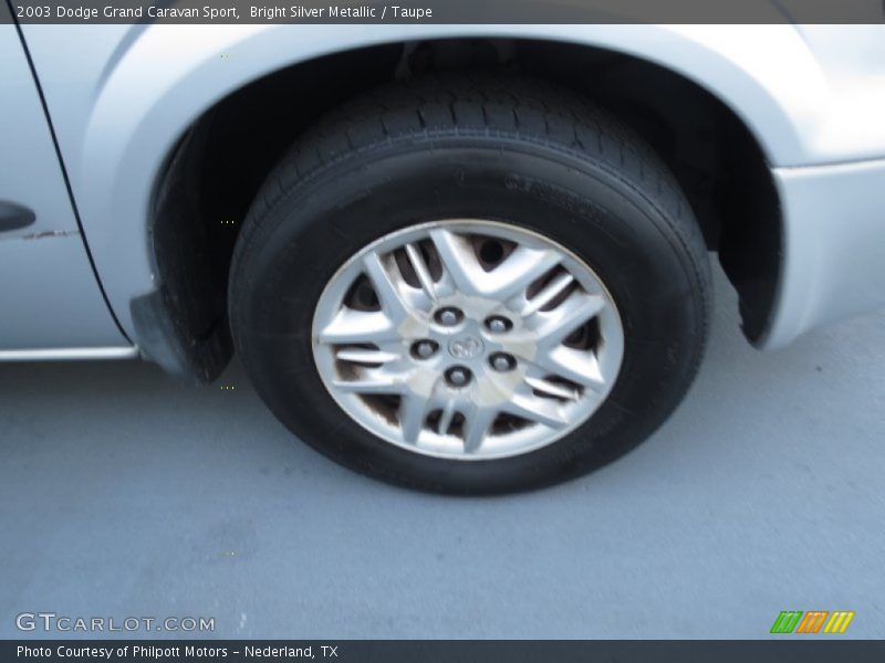 Bright Silver Metallic / Taupe 2003 Dodge Grand Caravan Sport