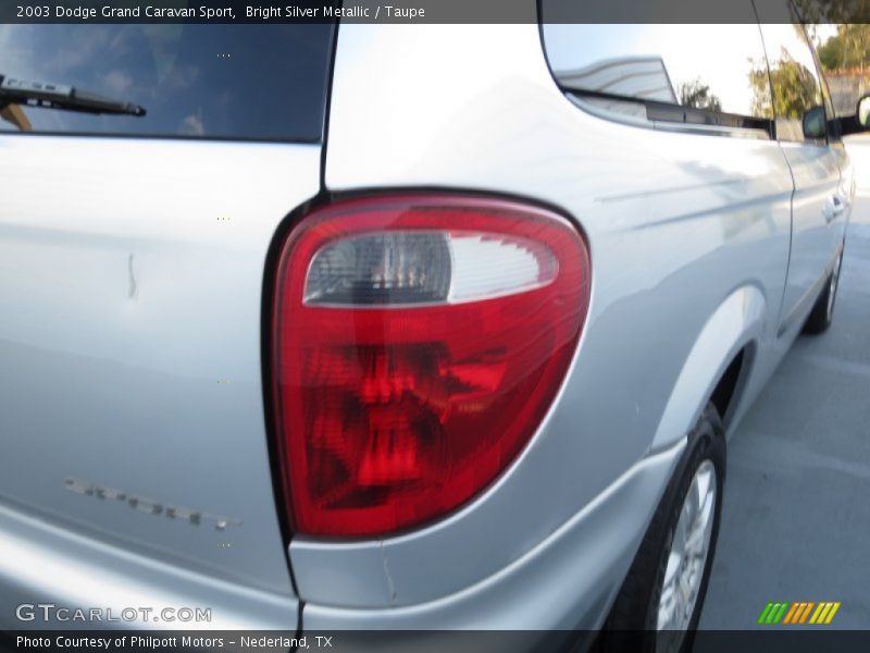 Bright Silver Metallic / Taupe 2003 Dodge Grand Caravan Sport