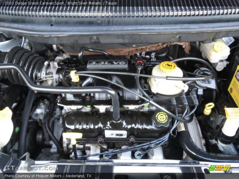 Bright Silver Metallic / Taupe 2003 Dodge Grand Caravan Sport