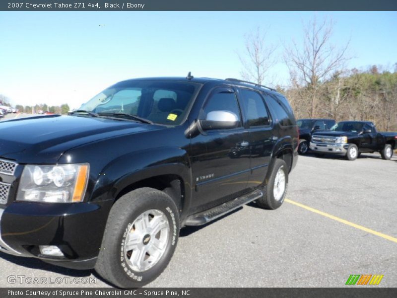 Black / Ebony 2007 Chevrolet Tahoe Z71 4x4