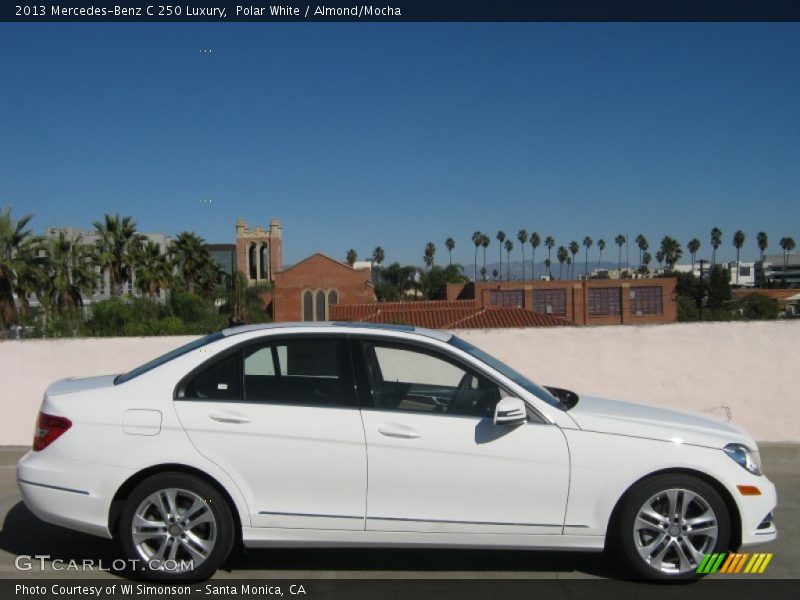 Polar White / Almond/Mocha 2013 Mercedes-Benz C 250 Luxury