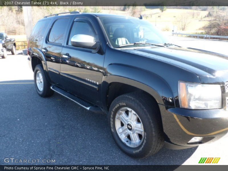 Black / Ebony 2007 Chevrolet Tahoe Z71 4x4