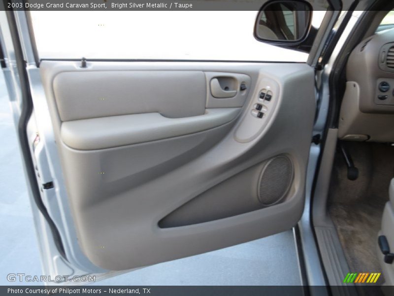 Bright Silver Metallic / Taupe 2003 Dodge Grand Caravan Sport