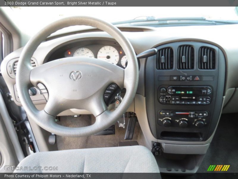 Bright Silver Metallic / Taupe 2003 Dodge Grand Caravan Sport