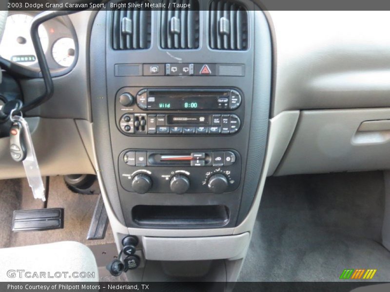 Bright Silver Metallic / Taupe 2003 Dodge Grand Caravan Sport