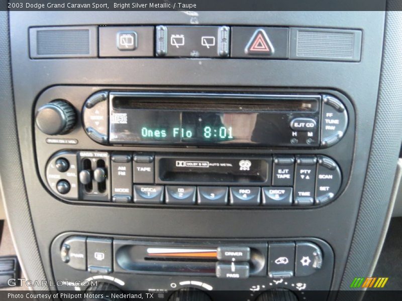Bright Silver Metallic / Taupe 2003 Dodge Grand Caravan Sport