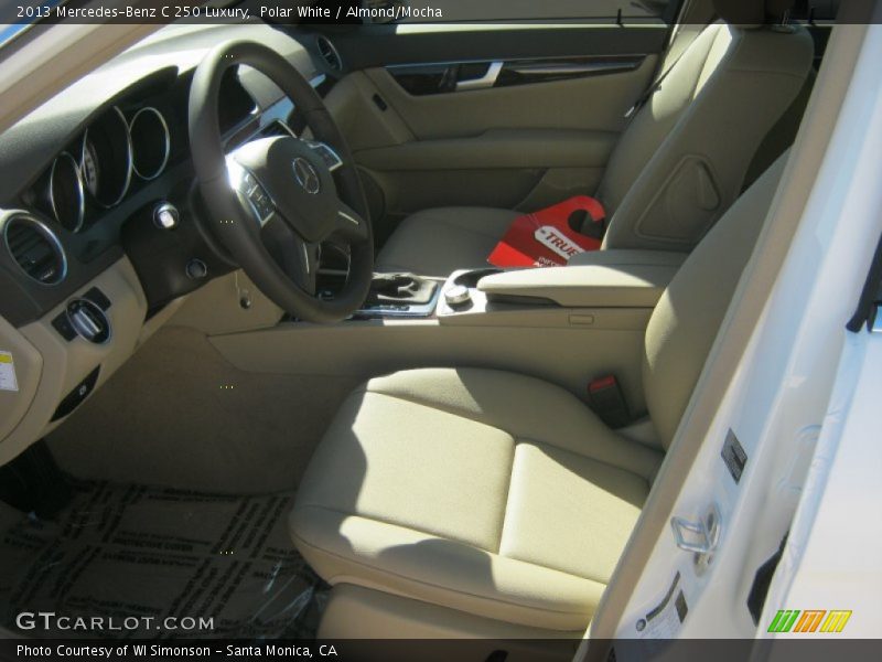 Polar White / Almond/Mocha 2013 Mercedes-Benz C 250 Luxury