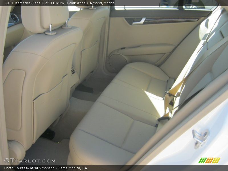 Polar White / Almond/Mocha 2013 Mercedes-Benz C 250 Luxury