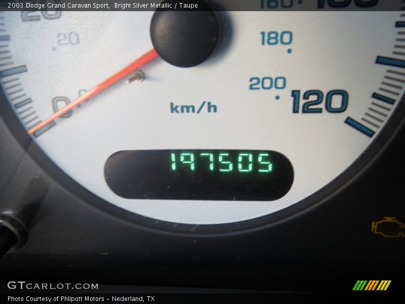 Bright Silver Metallic / Taupe 2003 Dodge Grand Caravan Sport