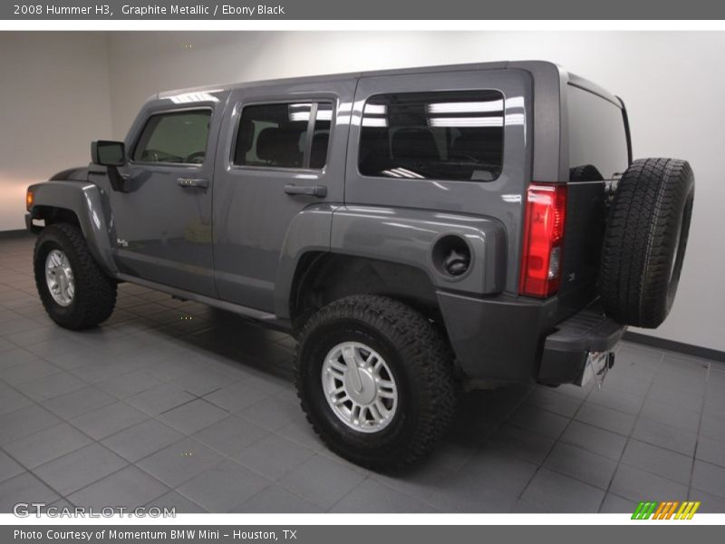 Graphite Metallic / Ebony Black 2008 Hummer H3