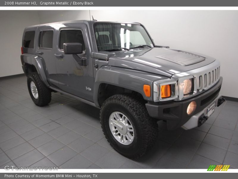 Graphite Metallic / Ebony Black 2008 Hummer H3