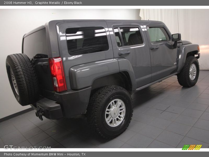 Graphite Metallic / Ebony Black 2008 Hummer H3