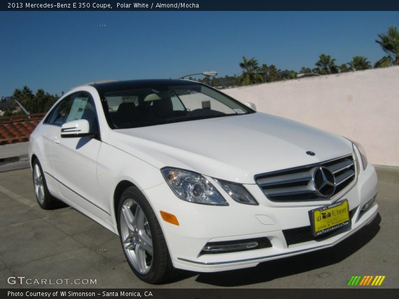 Polar White / Almond/Mocha 2013 Mercedes-Benz E 350 Coupe