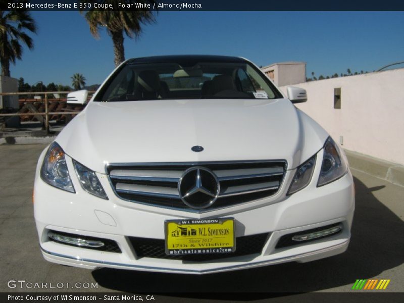 Polar White / Almond/Mocha 2013 Mercedes-Benz E 350 Coupe