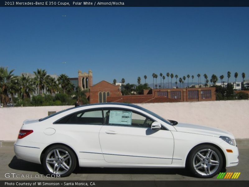 Polar White / Almond/Mocha 2013 Mercedes-Benz E 350 Coupe