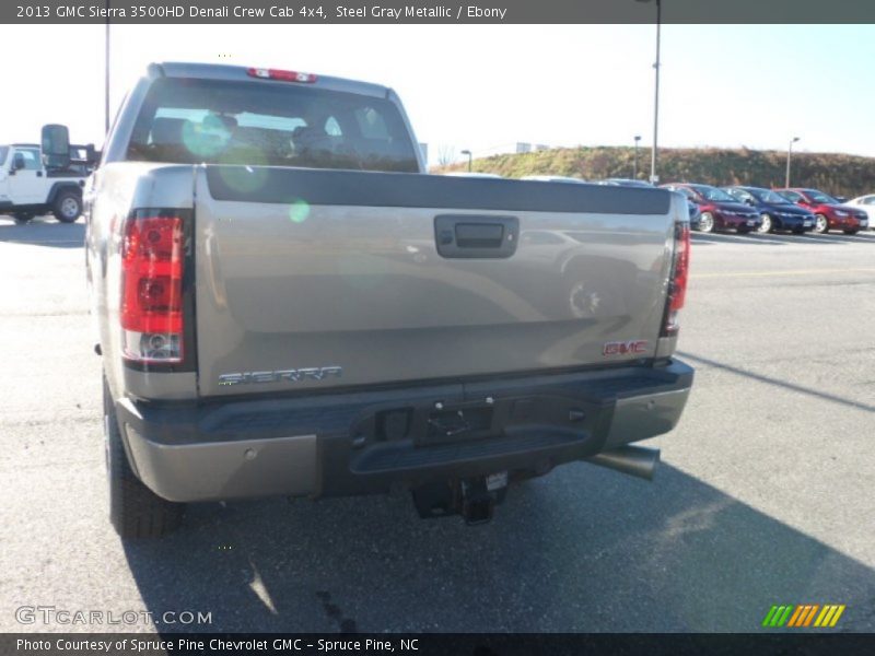 Steel Gray Metallic / Ebony 2013 GMC Sierra 3500HD Denali Crew Cab 4x4