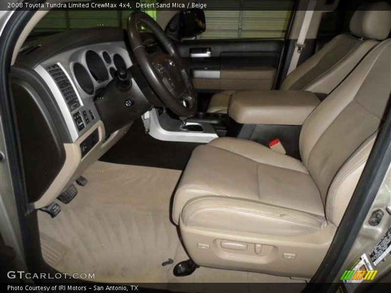 Desert Sand Mica / Beige 2008 Toyota Tundra Limited CrewMax 4x4