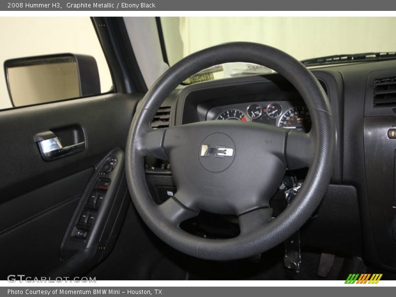 Graphite Metallic / Ebony Black 2008 Hummer H3