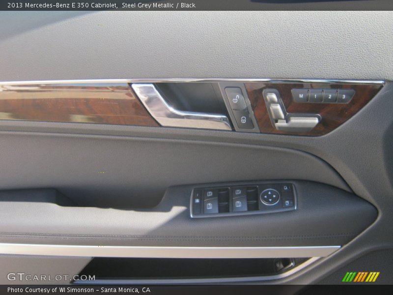 Steel Grey Metallic / Black 2013 Mercedes-Benz E 350 Cabriolet