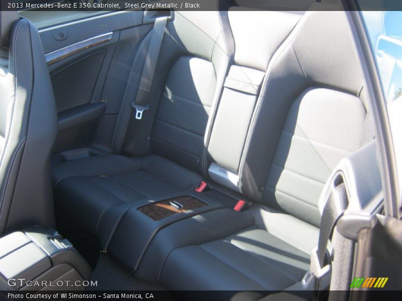 Steel Grey Metallic / Black 2013 Mercedes-Benz E 350 Cabriolet