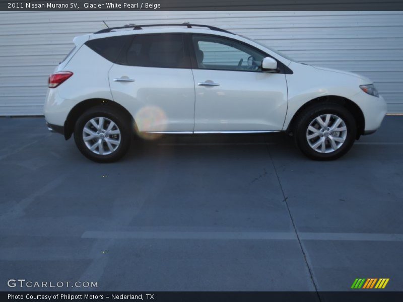 Glacier White Pearl / Beige 2011 Nissan Murano SV