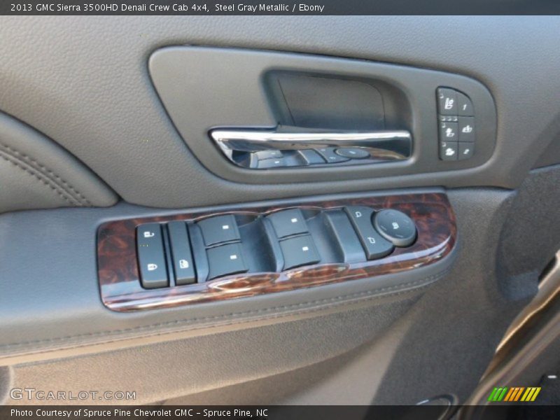 Steel Gray Metallic / Ebony 2013 GMC Sierra 3500HD Denali Crew Cab 4x4