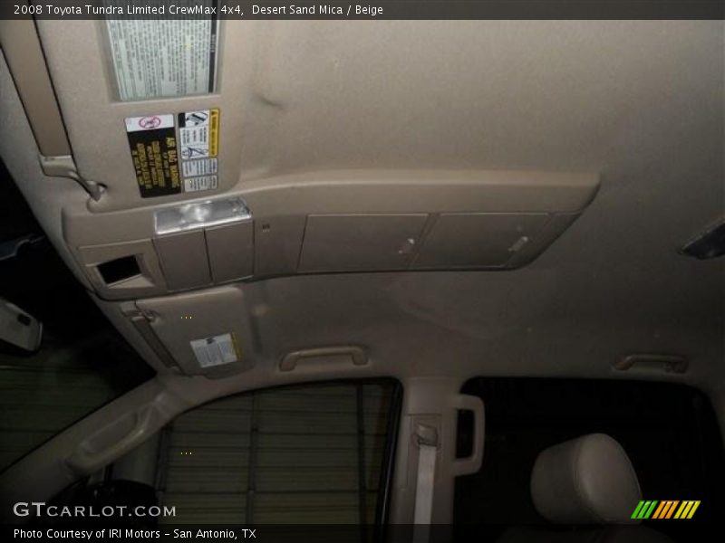 Desert Sand Mica / Beige 2008 Toyota Tundra Limited CrewMax 4x4