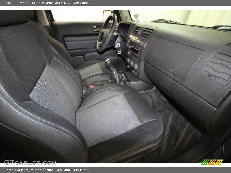 Graphite Metallic / Ebony Black 2008 Hummer H3