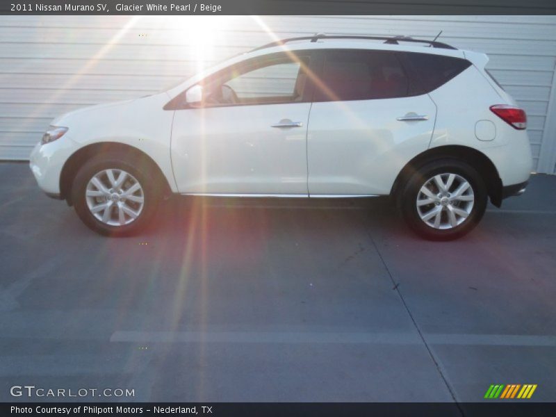 Glacier White Pearl / Beige 2011 Nissan Murano SV