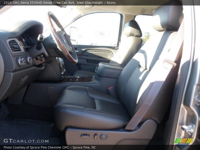 Steel Gray Metallic / Ebony 2013 GMC Sierra 3500HD Denali Crew Cab 4x4