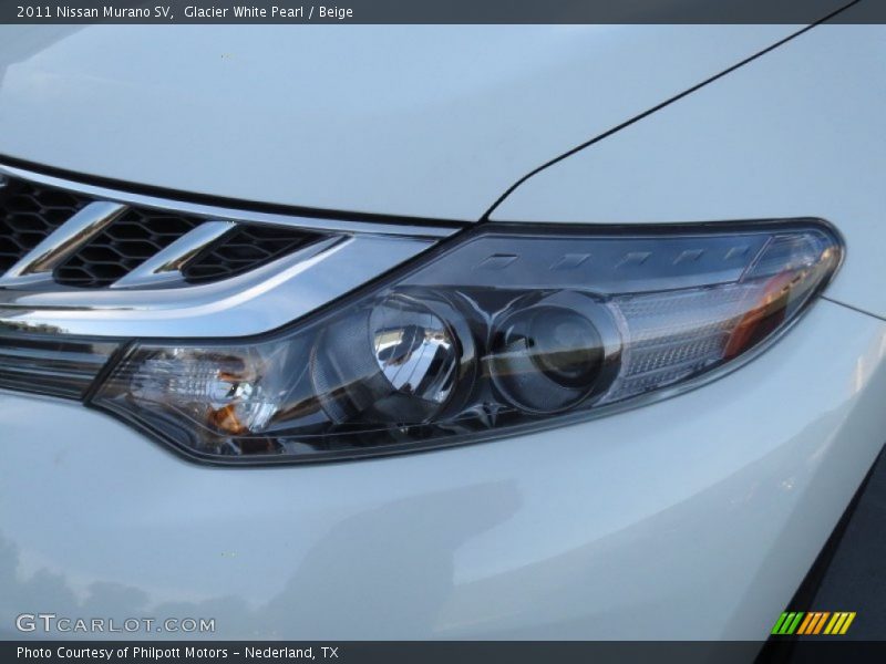 Glacier White Pearl / Beige 2011 Nissan Murano SV