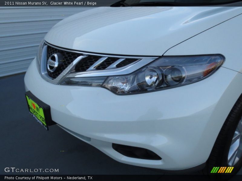 Glacier White Pearl / Beige 2011 Nissan Murano SV
