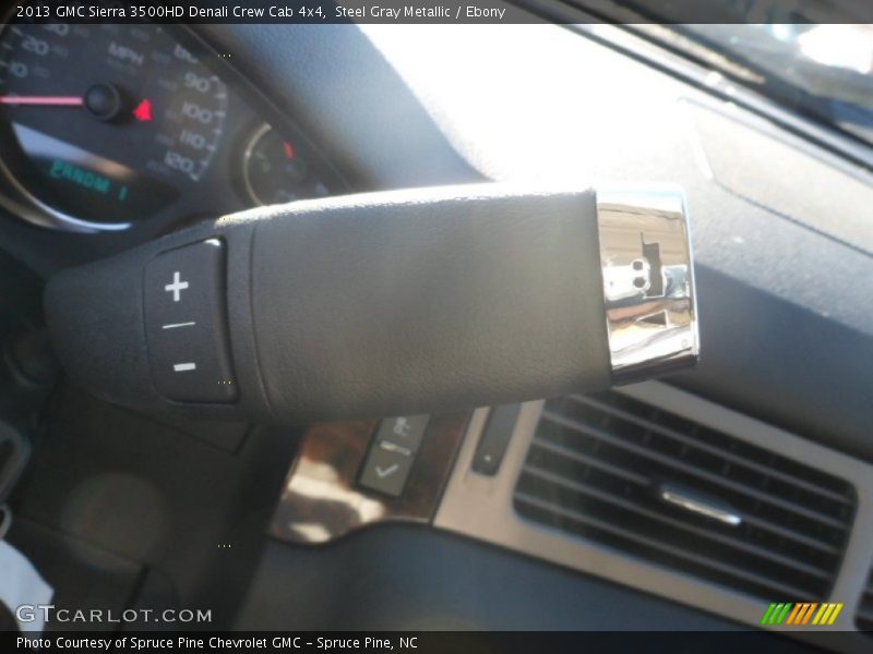 Steel Gray Metallic / Ebony 2013 GMC Sierra 3500HD Denali Crew Cab 4x4