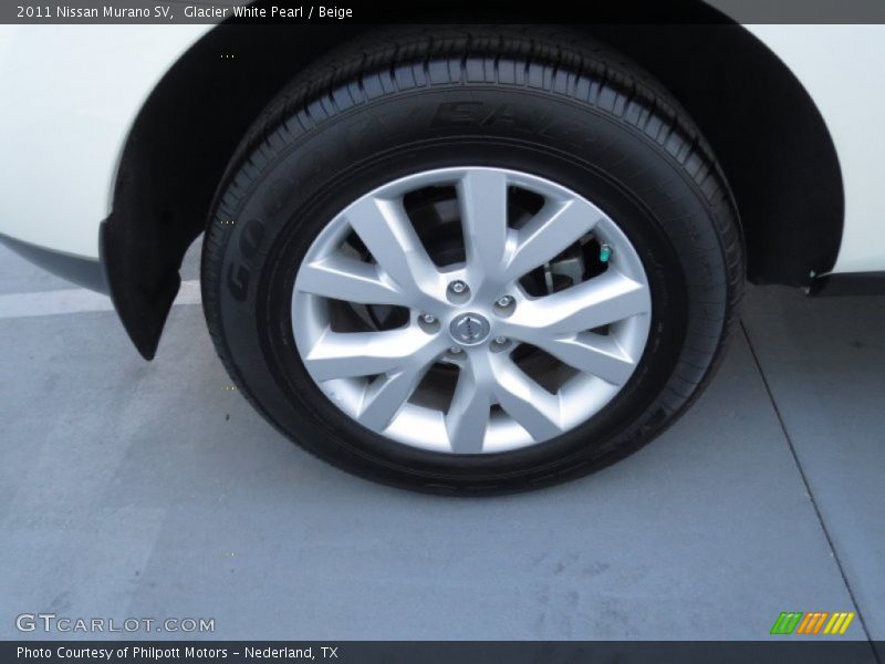 Glacier White Pearl / Beige 2011 Nissan Murano SV