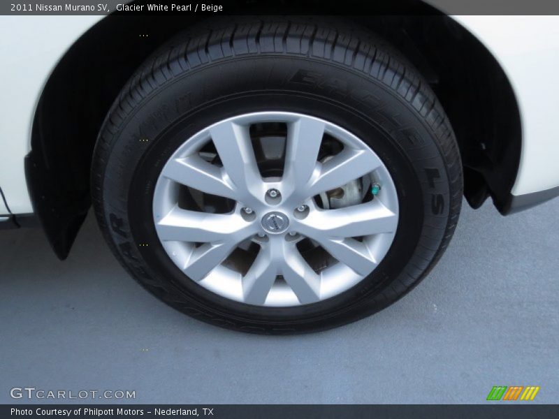 Glacier White Pearl / Beige 2011 Nissan Murano SV