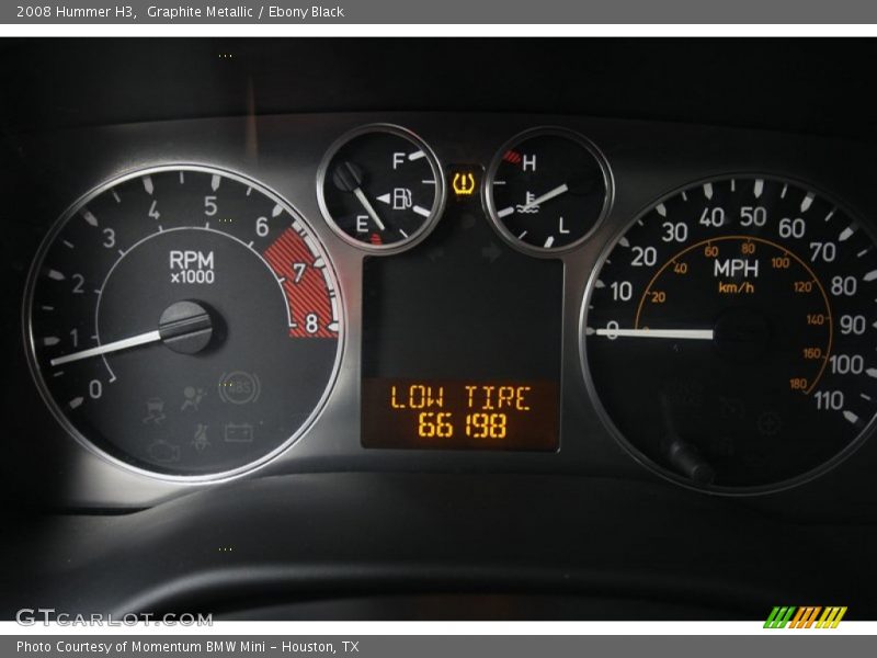 Graphite Metallic / Ebony Black 2008 Hummer H3