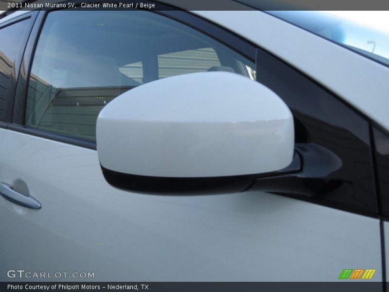 Glacier White Pearl / Beige 2011 Nissan Murano SV