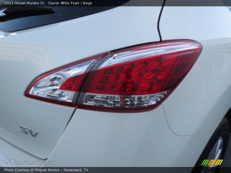 Glacier White Pearl / Beige 2011 Nissan Murano SV
